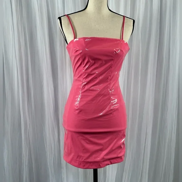 h:ours | Dresses | Hot Pink Hours Mini Dress | Poshmark
